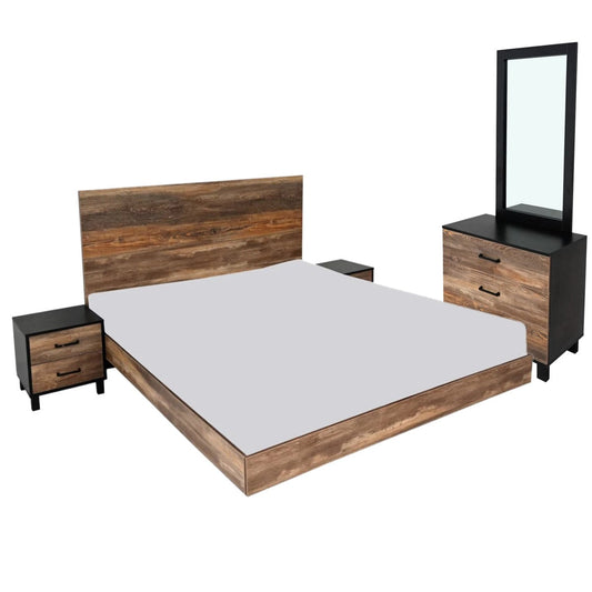 Flamingo - Bed & Dresser
