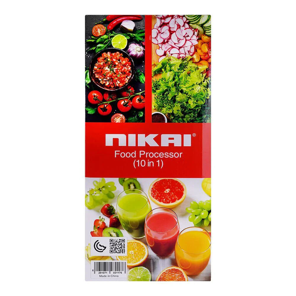 Nikai Food Processor 10In1 NFP3100A