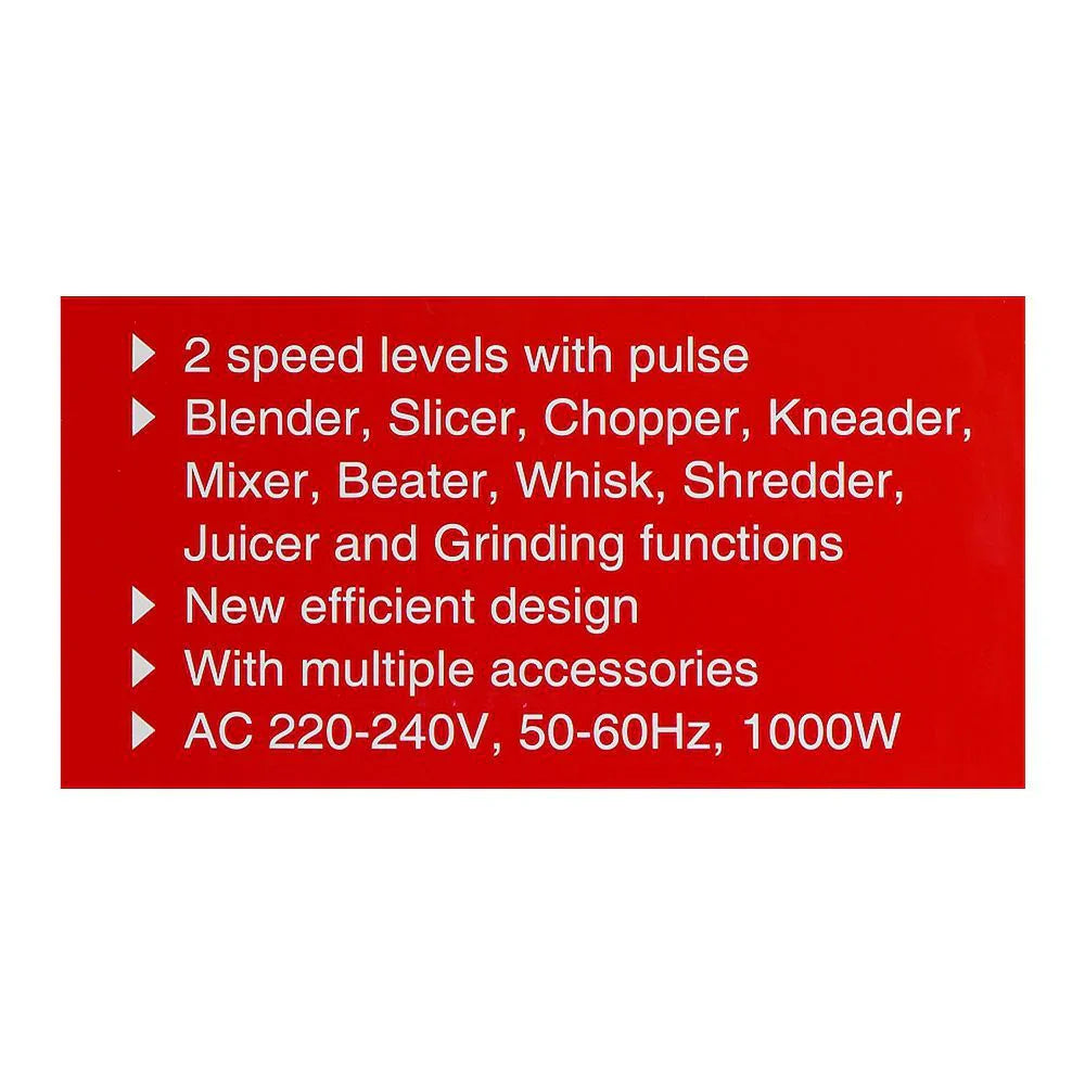 Nikai Food Processor 10In1 NFP3100A