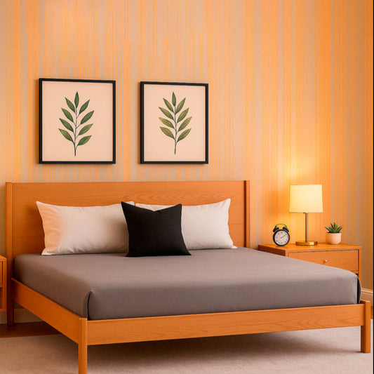 Harry N King Size Bed Ð Minimalist Wooden Frame with Modern Elegance