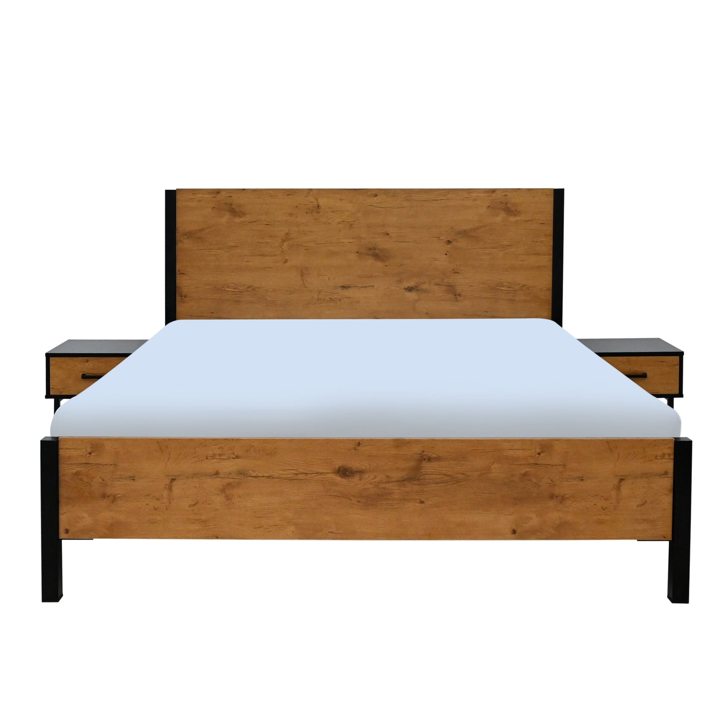 Remington King Size Bed with 2 Side Tables