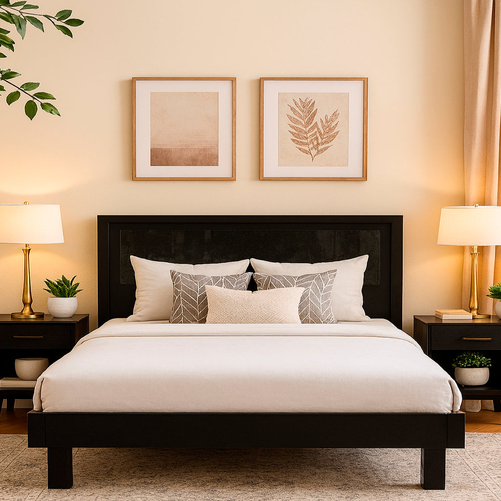 Franklin Bed with two Side Tables