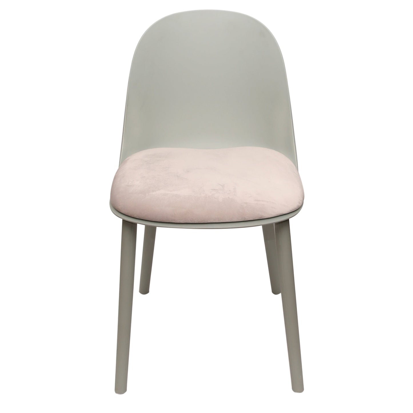 Sora Dining Chair Ð Modern Molded Seat with Cushion (Pink, Grey, White, Black, Yellow)