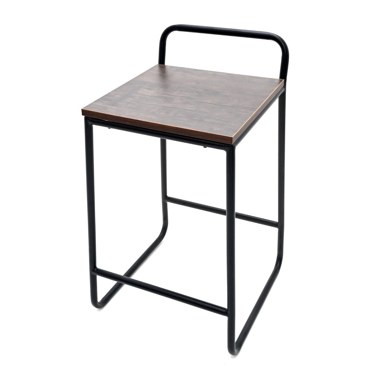 Stella Stool with Black Metal