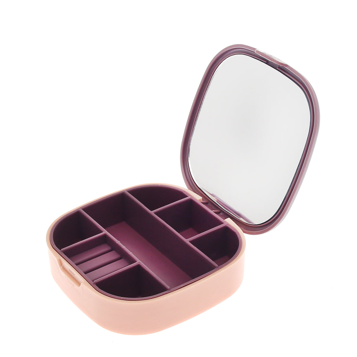 Mini Portable Jewelry Organizer Ð With Built-in Mirror