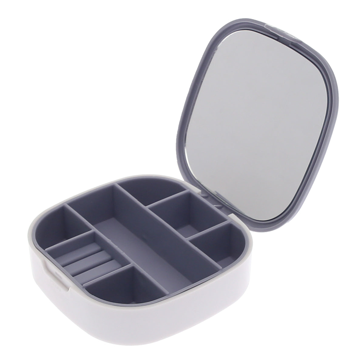 Mini Portable Jewelry Organizer Ð With Built-in Mirror