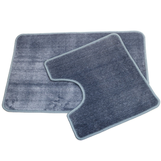 Festival 2-Piece Bath Mat Set Ð Soft & Absorbent | Dark Blue