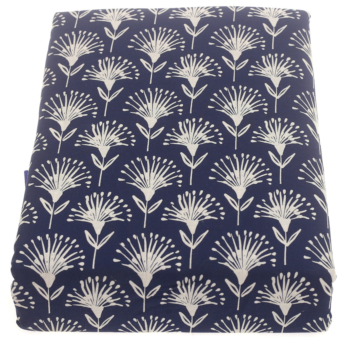 Blue Flora Double Quilt Cover 90x96" Cotton