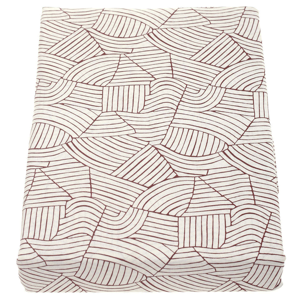 Double Bed Sheet Cotton Beige 96X102" Rotary Printing