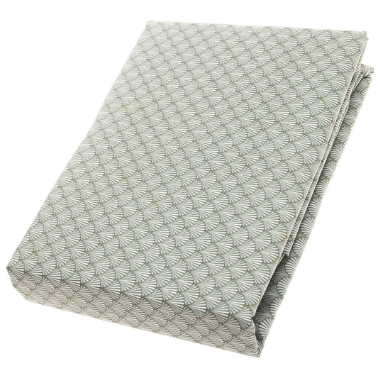 Double Bed Sheet Percale Beige 96X102" Rotary Printing