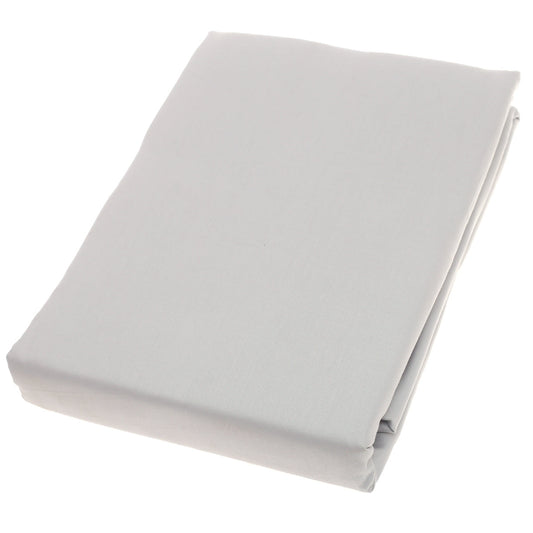 Double Bed Sheet Satin Silver 96X102" Dyed