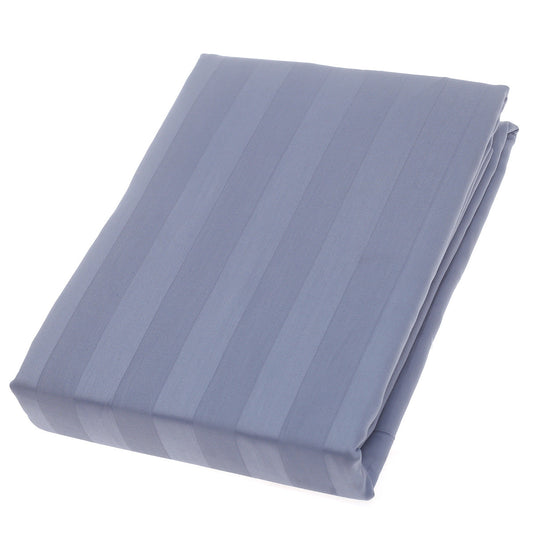 Double Bed Sheet Satin Sky Blue 96X102" Dyed