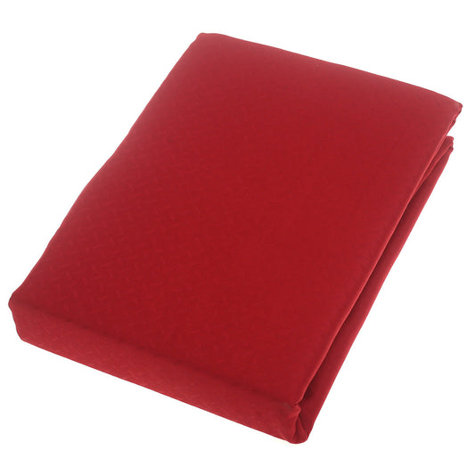 Dyed Double Bed Sheet Red Textured 96x102 Summer