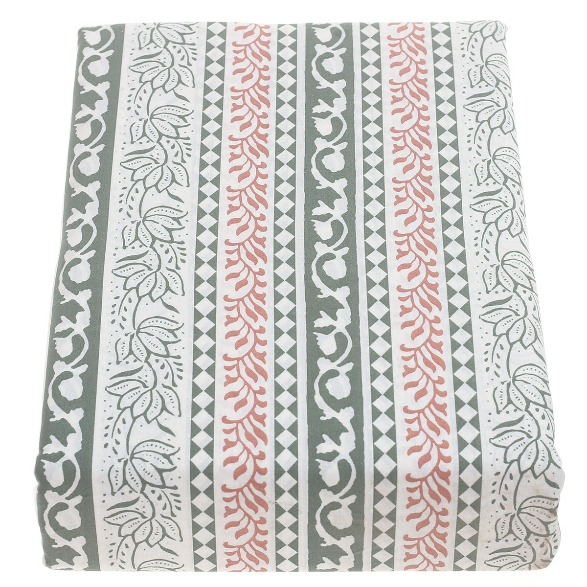 Linear Florals Double Bed Sheet Set Ð 6 Piece Bedding Collection