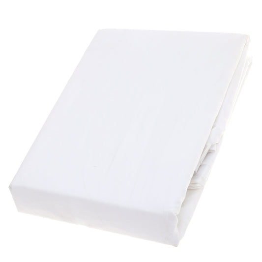 White Dyed Double Bed Sheet Ð 96x102 Inches