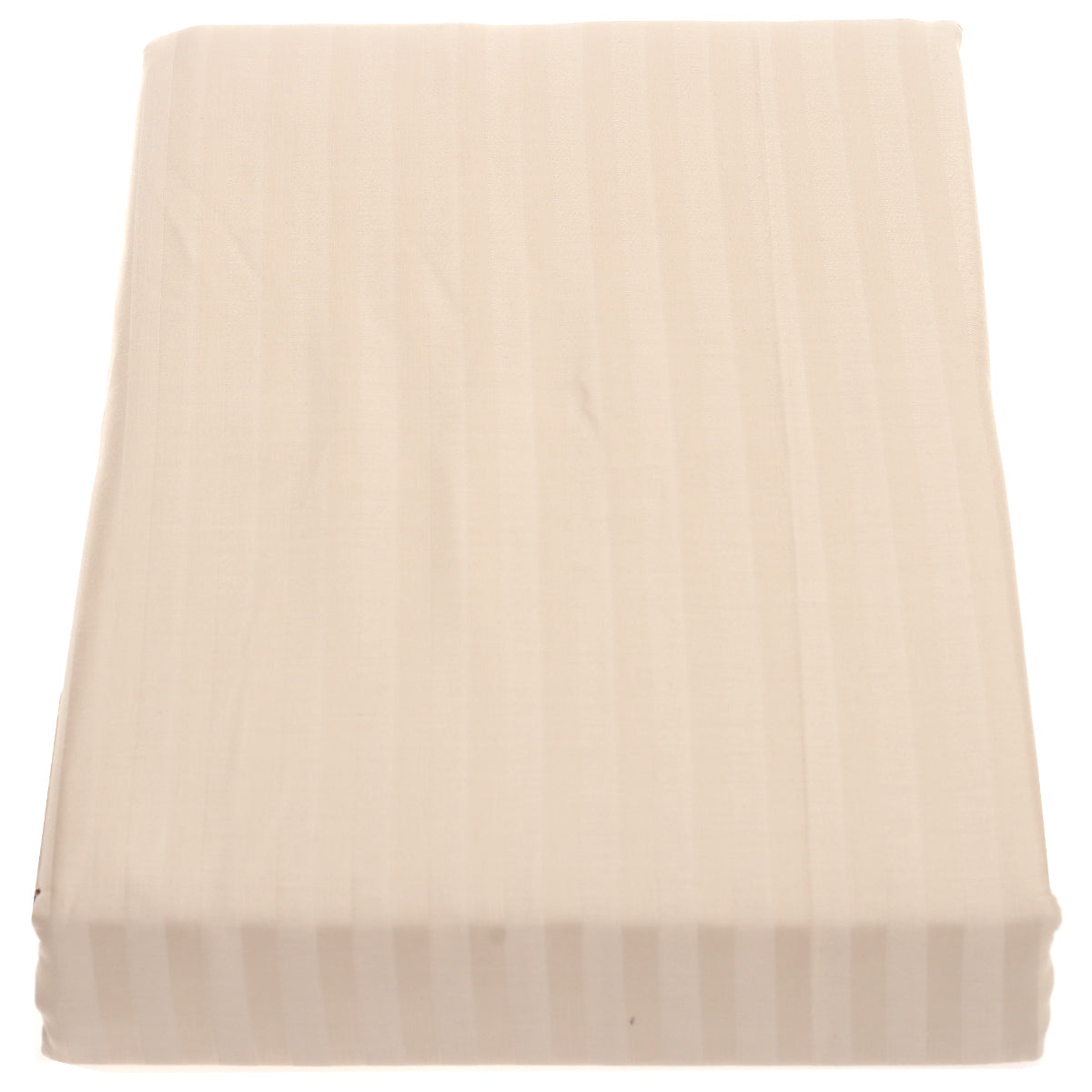 Beige Stripes Double Bed Sheet Ð 96x102" | Satin Finish
