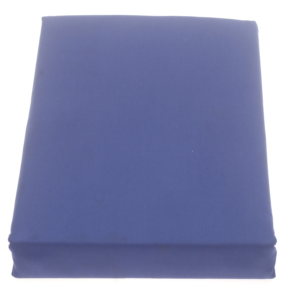 Blue Satin Dyed Double Bed Sheet Ð 96x102" | Smooth & Luxurious Finish