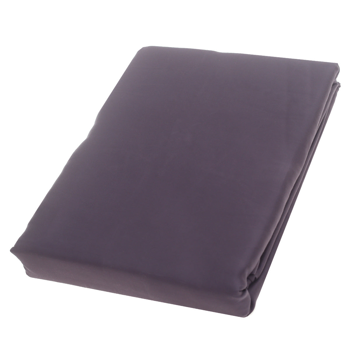 Charcoal Grey Satin Dyed Double Bed Sheet Ð 96x102" | Luxurious Satin Bedding