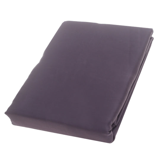 Charcoal Grey Satin Dyed Double Bed Sheet Ð 96x102" | Luxurious Satin Bedding