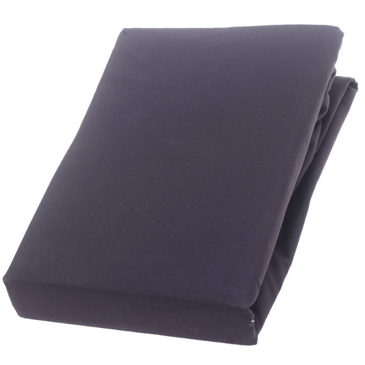 Dark Grey Double Fitted Sheet Ð 72x78" | Cotton Comfort