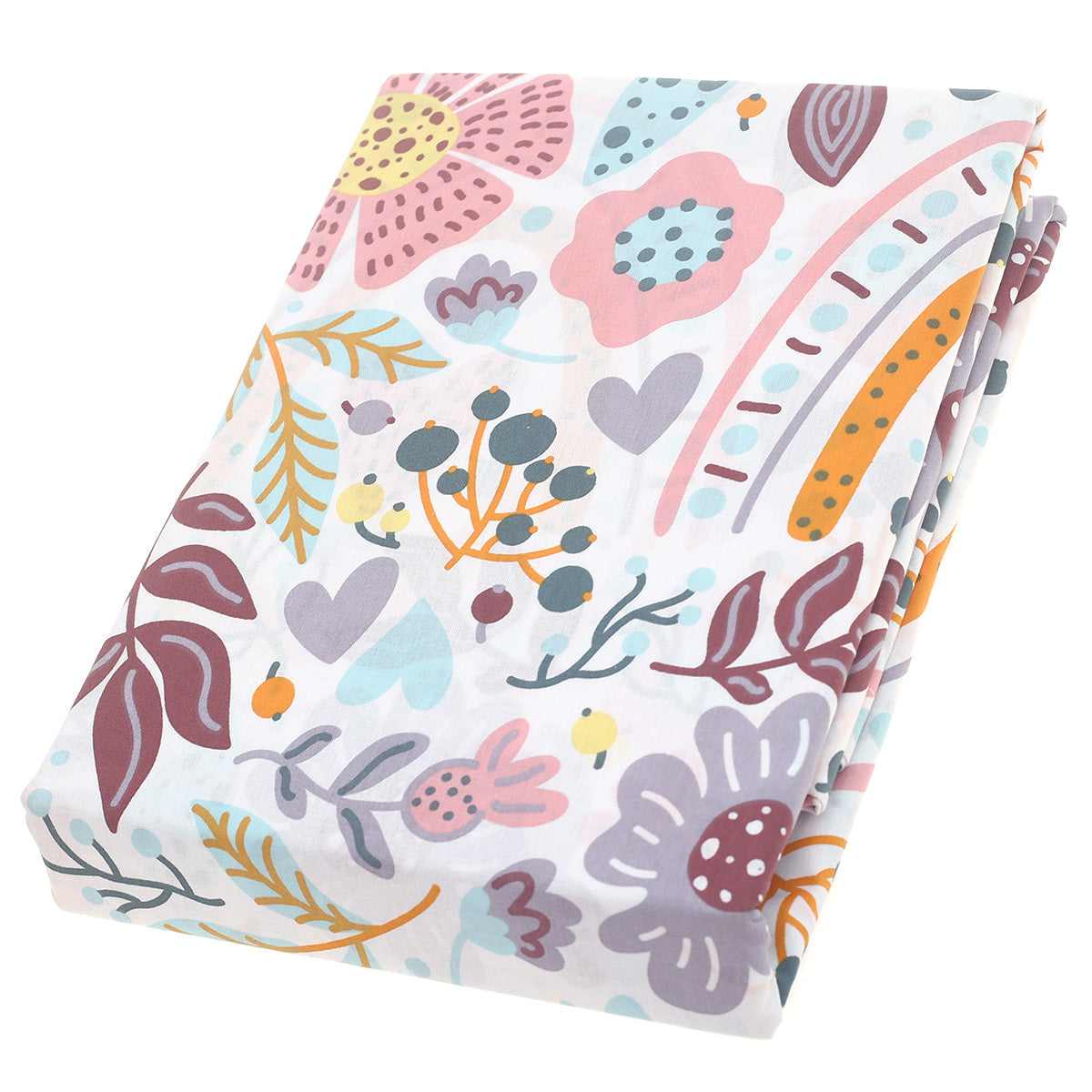Flora Gum Double Bed Sheet Ð 96x102" | 100% Cotton Comfort
