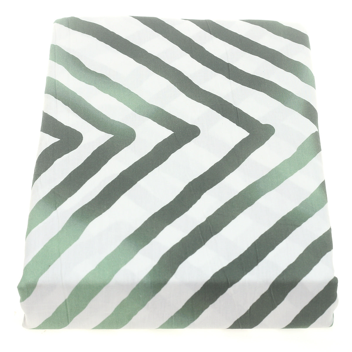 Green Diamonds Double Bed Sheet Ð 96x102" | Satin Finish