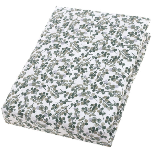 Green Jaal Double Bed Sheet Ð 96x102" | Satin Finish