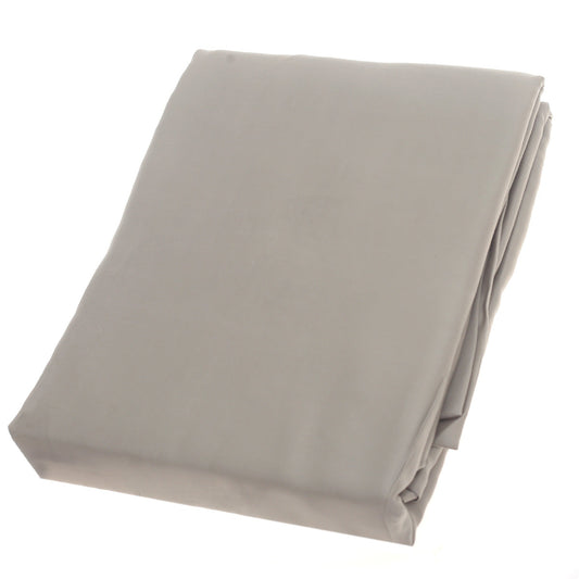 Light Grey Satin Dyed Double Bed Sheet Ð 96x102" | Smooth Satin Finish