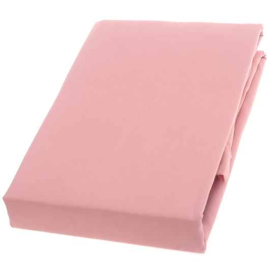Pink Dyed Double Bed Sheet Ð 96x102" | Percale Cotton