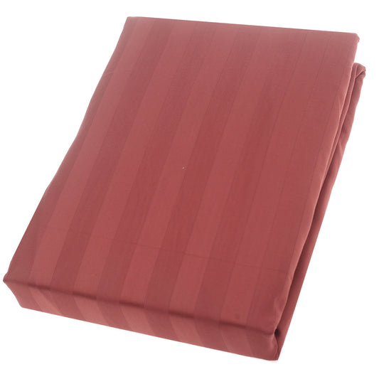 Pink Stripe Double Bed Sheet Ð 96x102" | Satin Finish
