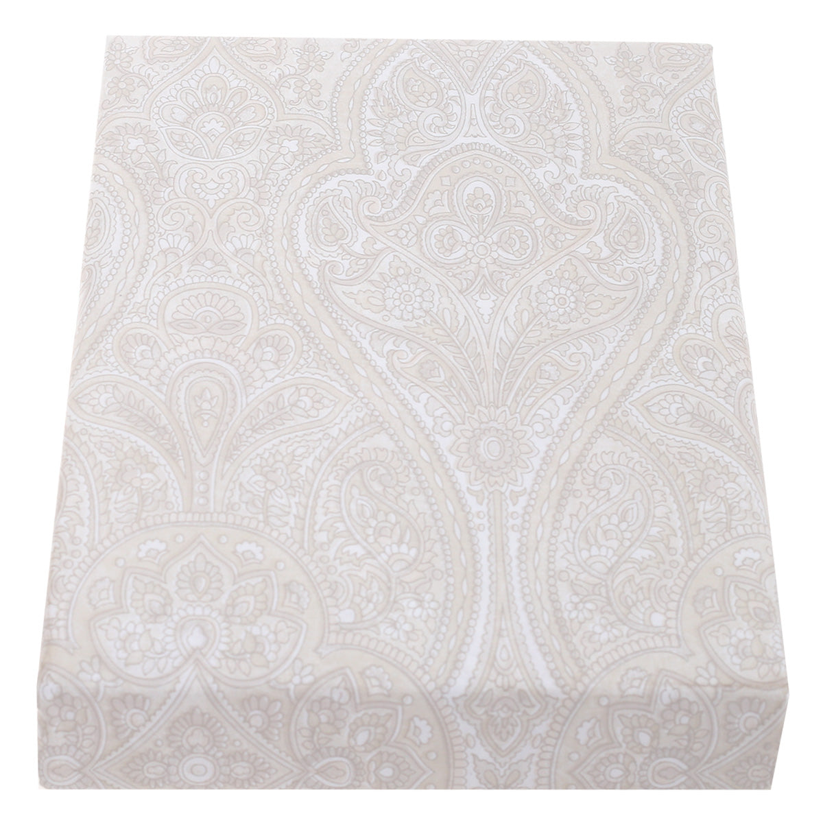 Self Beige Double Bed Sheet Ð 96x102" | Percale Cotton