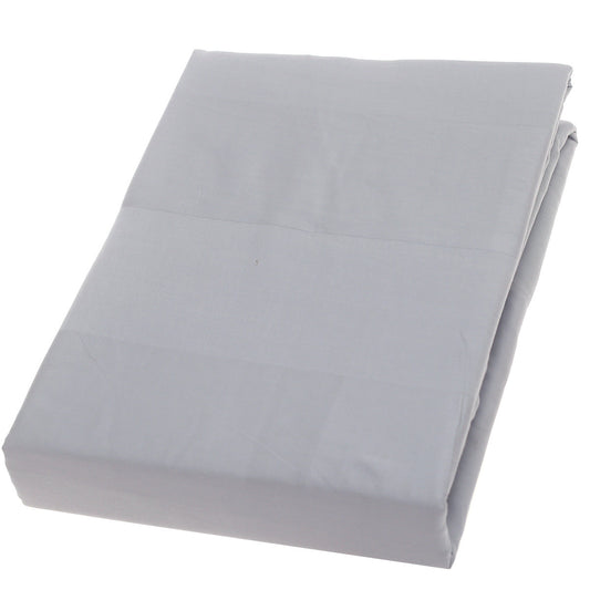 Silver Stripe Satin Dyed Double Bed Sheet Ð 96x102" | Satin Finish