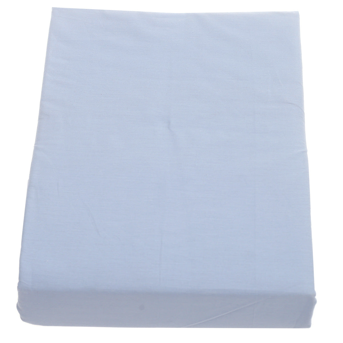 Sky Blue Double Fitted Sheet Ð 72x78" | Percale Cotton
