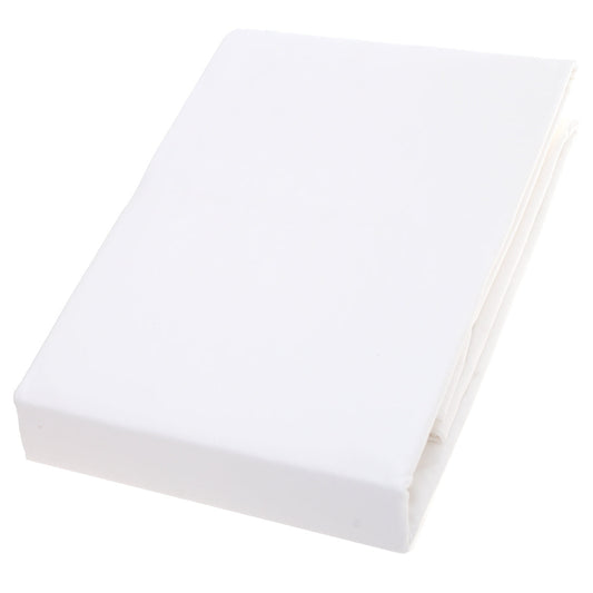 White Dyed Double Bed Sheet Ð 96x102" | Percale Cotton