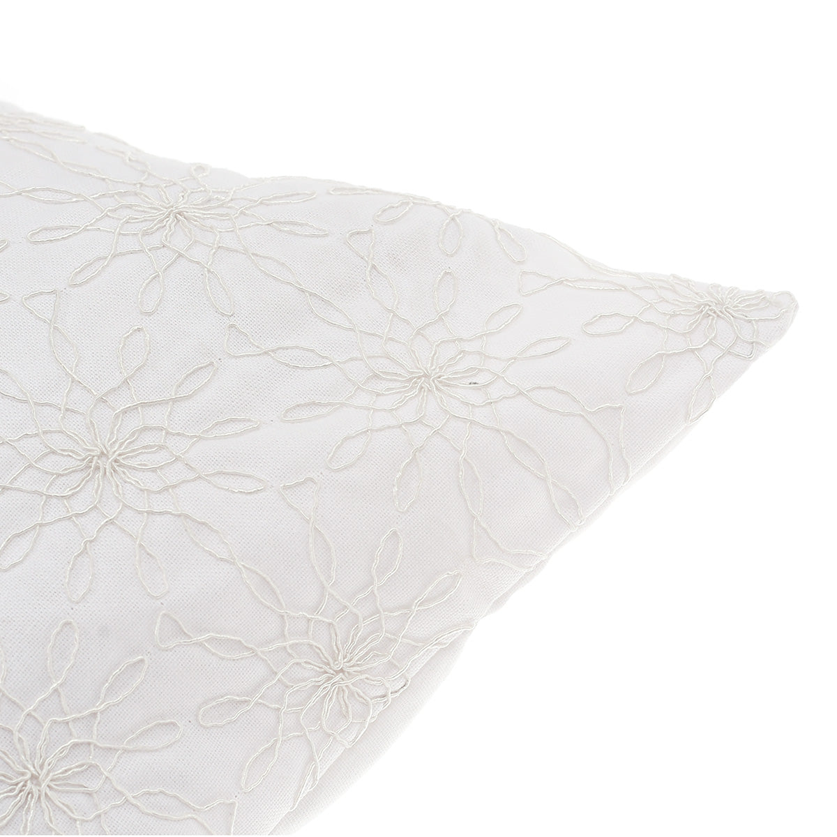 White Textures Cushion Cover 20x20"