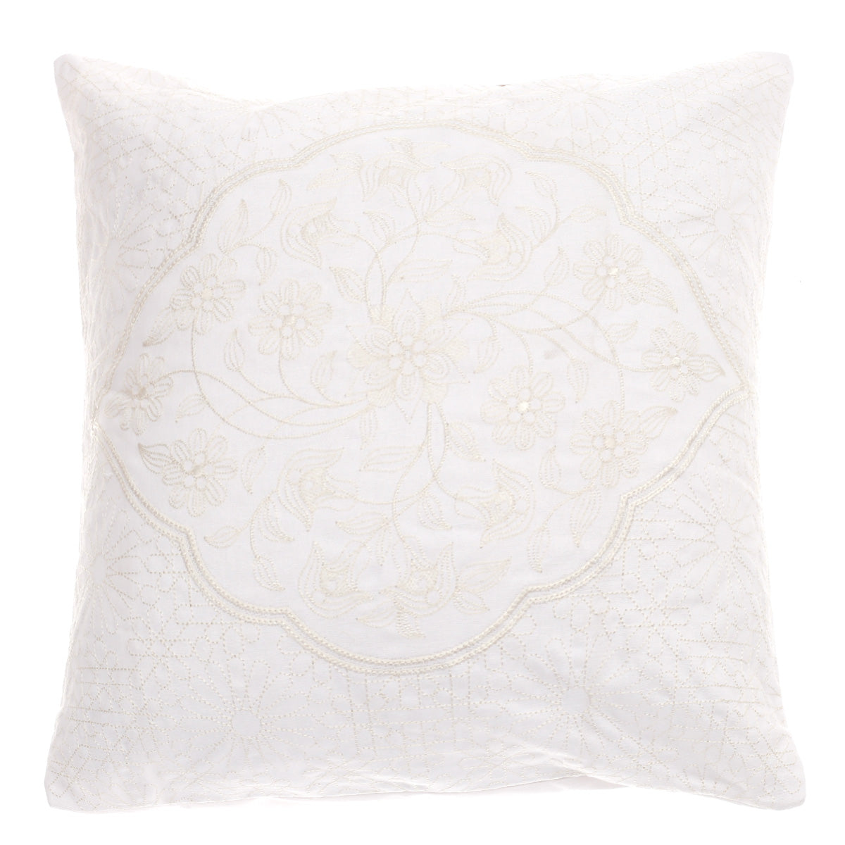 Egret Cushion Cover 18x18"