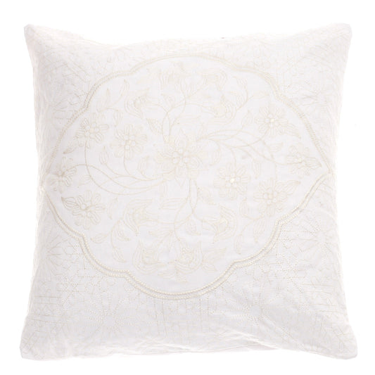 Egret Cushion Cover 18x18"