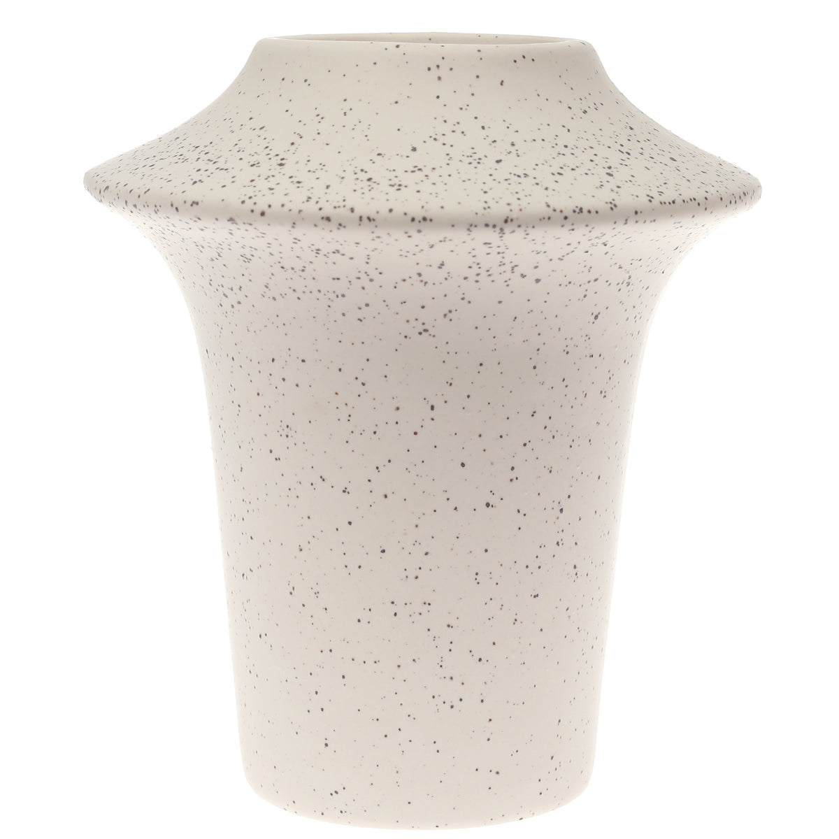 Ceramic Vase White 8.5 X 8.5 X 10.5 Inch L489 / TYX-05