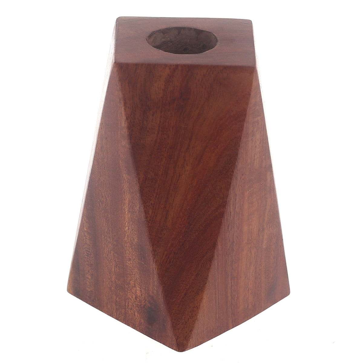 Elongated Wooden Candle Holder Ð Small (T)