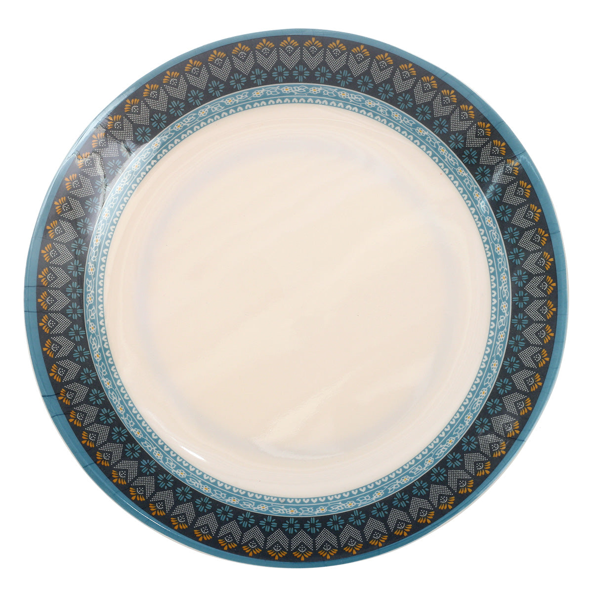 43PCS 8 Person Dinner Set Blue Mosaic