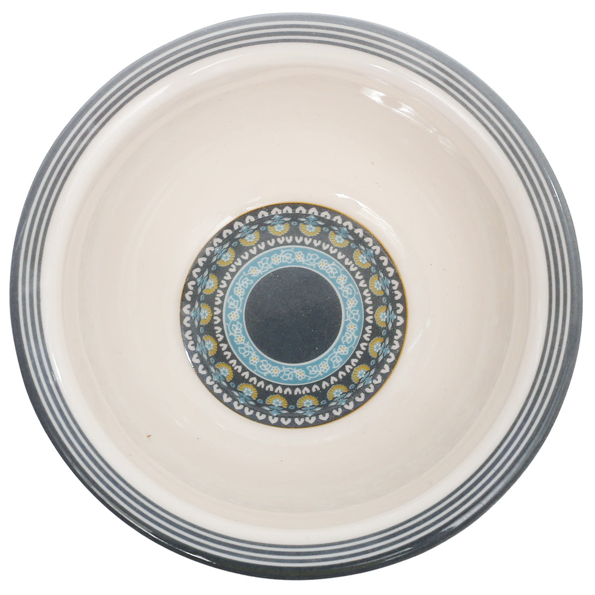 43PCS 8 Person Dinner Set Blue Mosaic
