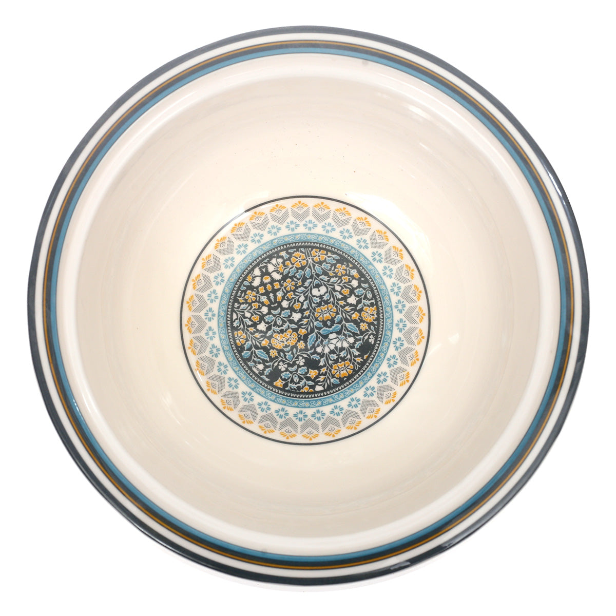 43PCS 8 Person Dinner Set Blue Mosaic