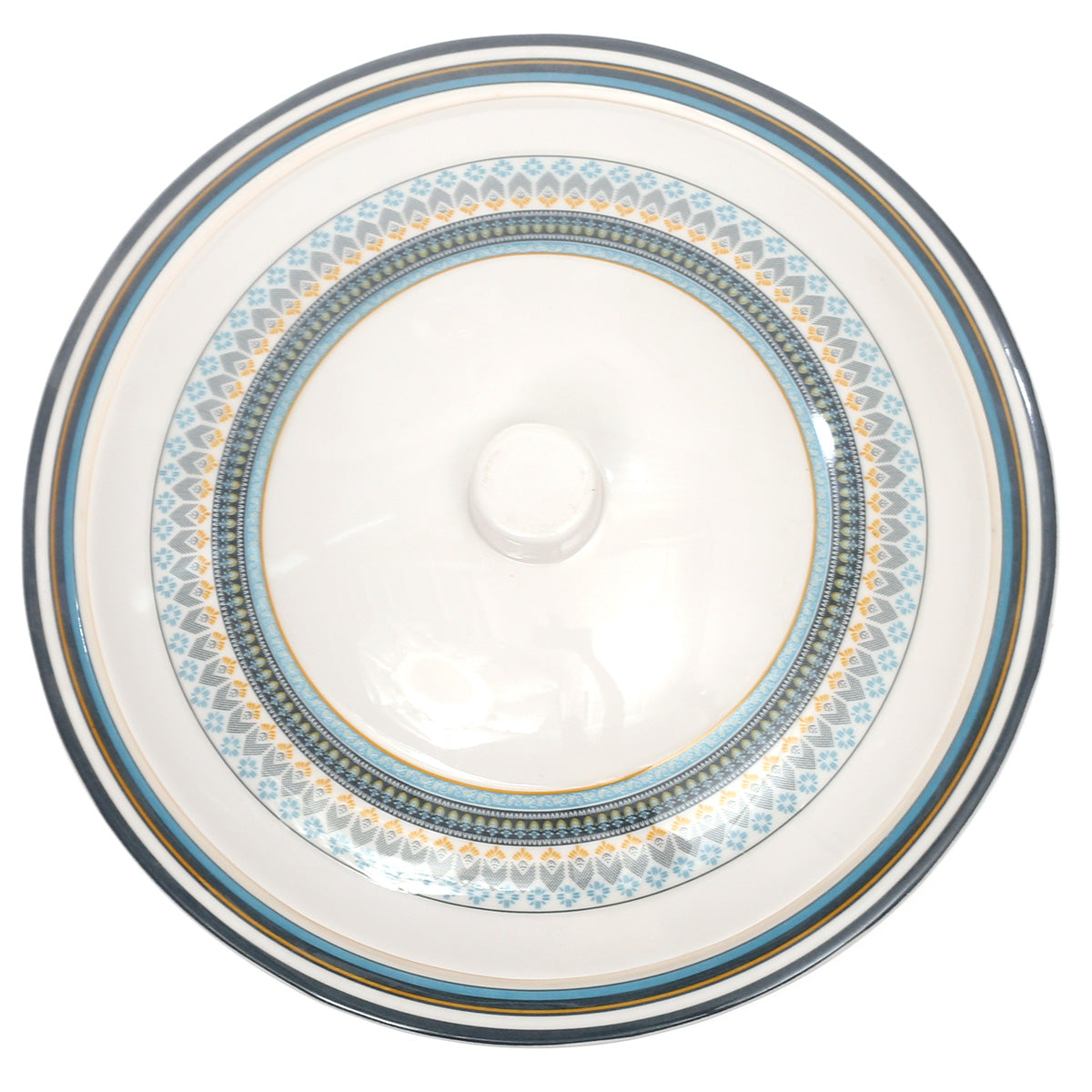 43PCS 8 Person Dinner Set Blue Mosaic