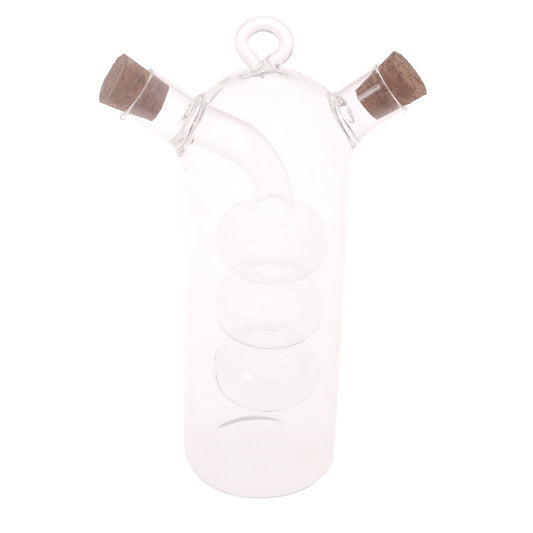 Oil Bottle Transparent 3.5 X 3.5 X 8 Inch JLX-017