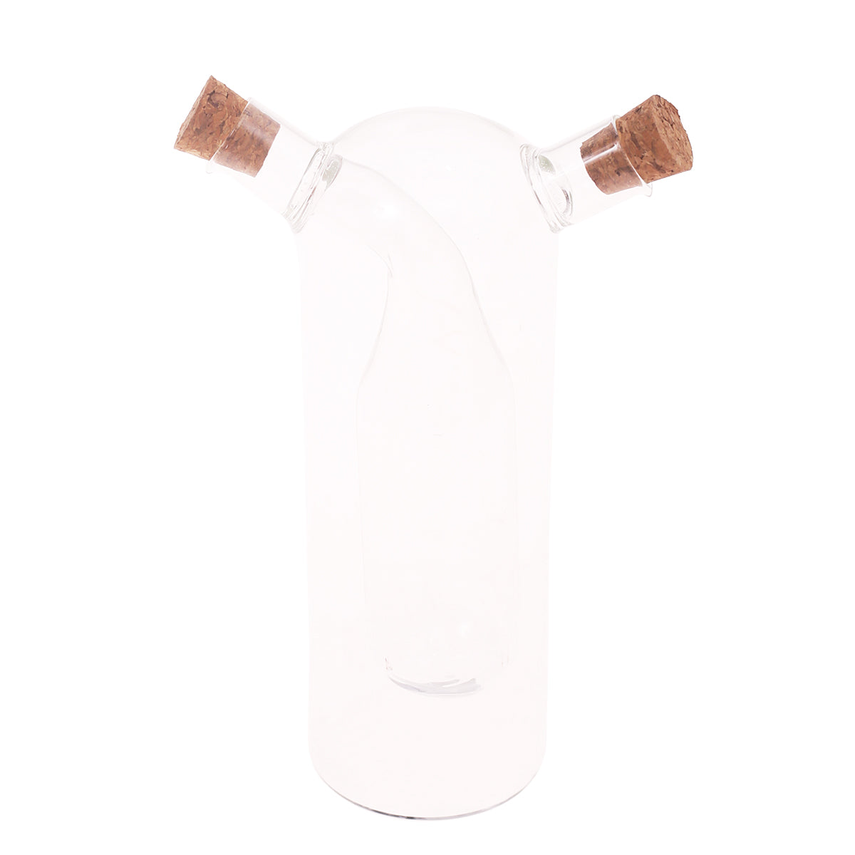 Oil Bottle Transparent 3.5 X 3.5 X 8 Inch JLX-017