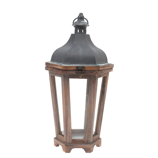 Table Lantern Natural 11.3 X 11.3 X 23.5 Inch WL-005