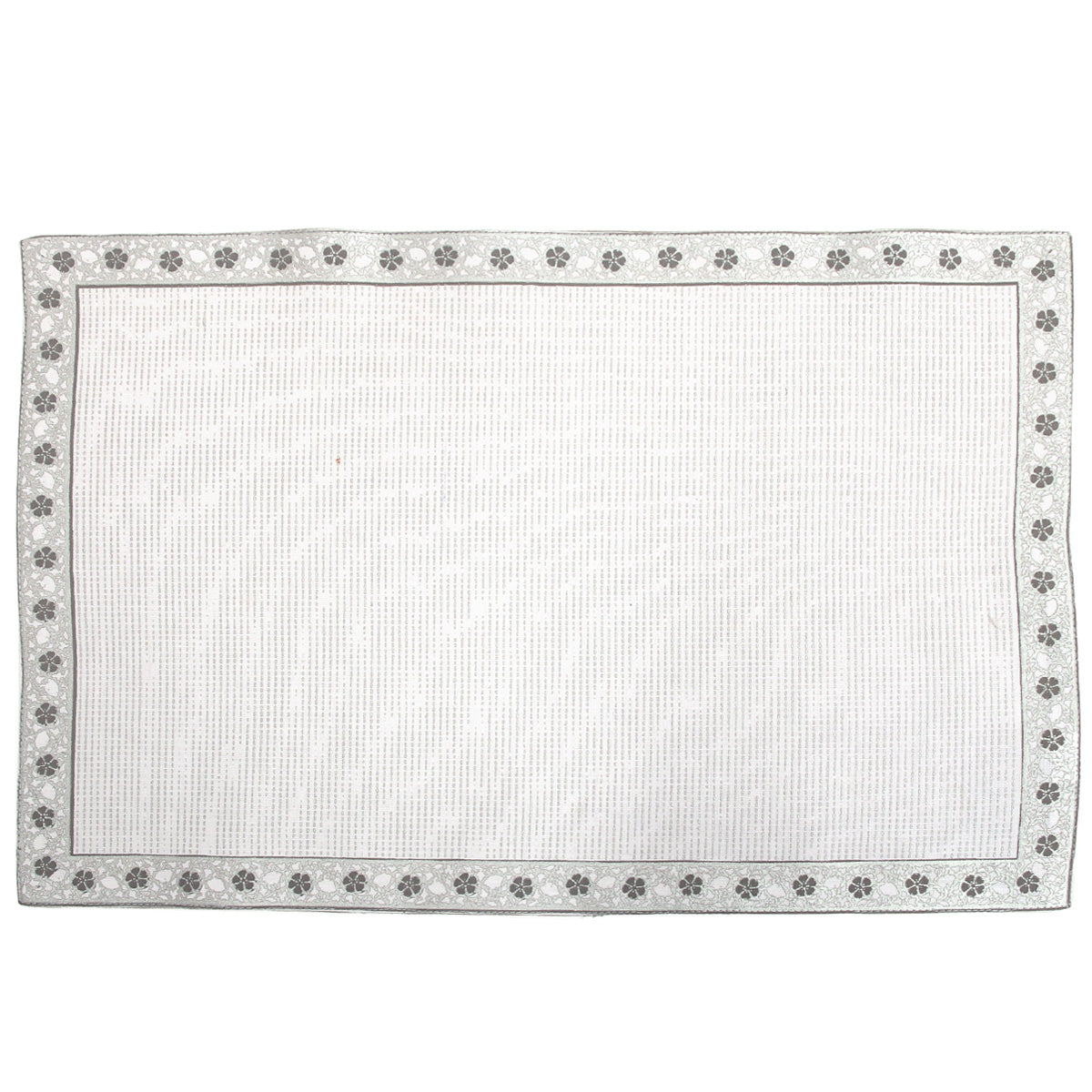 Floral Silver Mat 13x19"