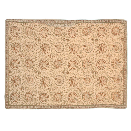 Gold Ethnic Mat 13x19"