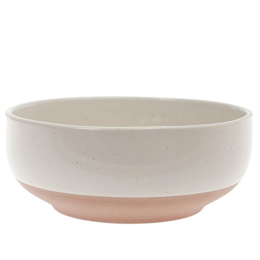 Bowl White & Brown 6 Inch Sds-15