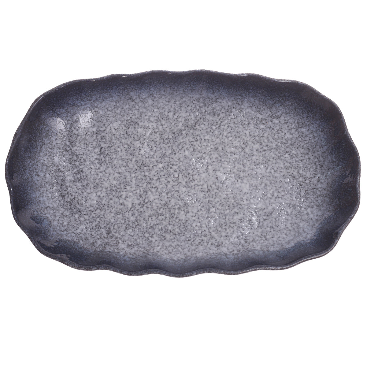 Oval Platter Blue 7 X 12 Inch Hc08